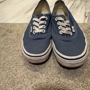 Vans Blue Canvas Sneakers